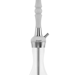 Alternative view of MattPear Simple S White Ball hookah stem