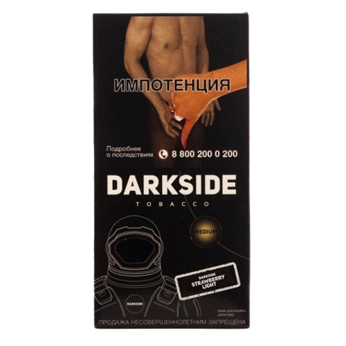 DARKSIDE CORE - STRAWBERRY LIGHT - 250GR
