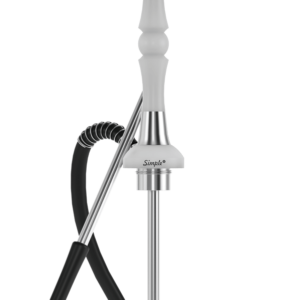 MattPear Simple S White Ball hookah stem