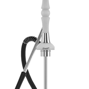 MattPear Simple S White Ball hookah stem