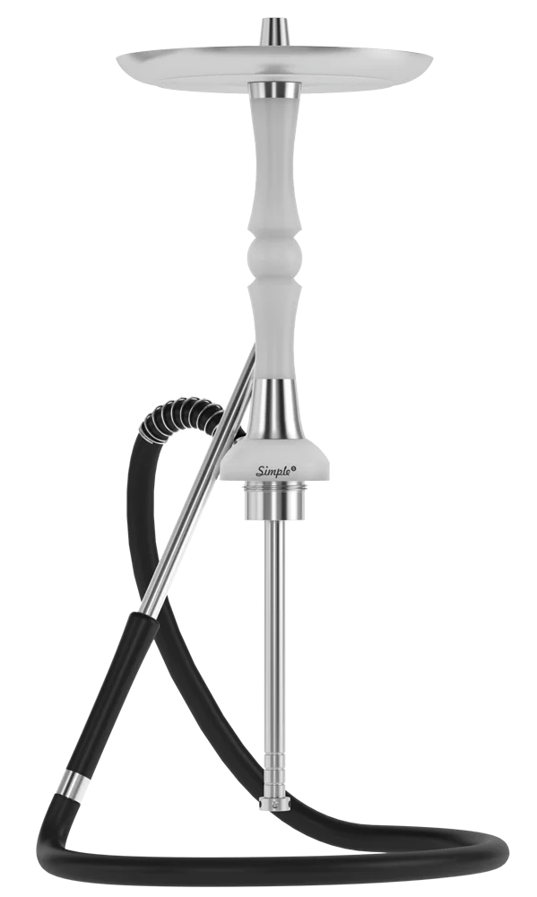 MattPear Simple S White Ball hookah stem
