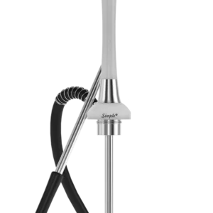 MattPear Simple S White Slim hookah stem