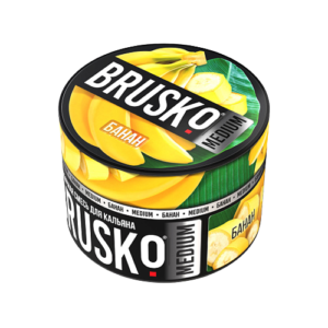 Бестабачная смесь BRUSKO - БАНАН (MEDIUM) - 50 GR