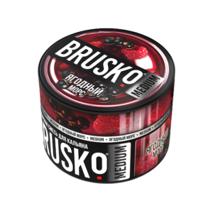 Бестабачная смесь BRUSKO - ЯГОДНЫЙ МОРС (MEDIUM) - 50 GR