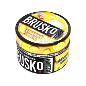 Бестабачная смесь BRUSKO - ИМБИРНЫЙ ЛИМОНАД (MEDIUM) - 50 GR