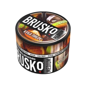 Бестабачная смесь BRUSKO - КУБА ЛИБРЕ (MEDIUM) - 50 GR