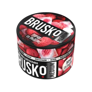 Бестабачная смесь BRUSKO - ЛИЧИ СО ЛЬДОМ (MEDIUM) - 50 GR